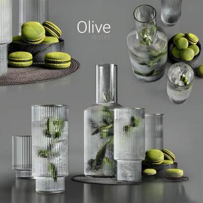 橄榄水及水杯组合